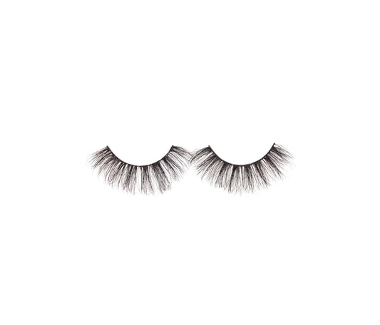 Ardell's Ecolashes 455 with multi-layered strand, medium volume, medium length and rounded shape lashes