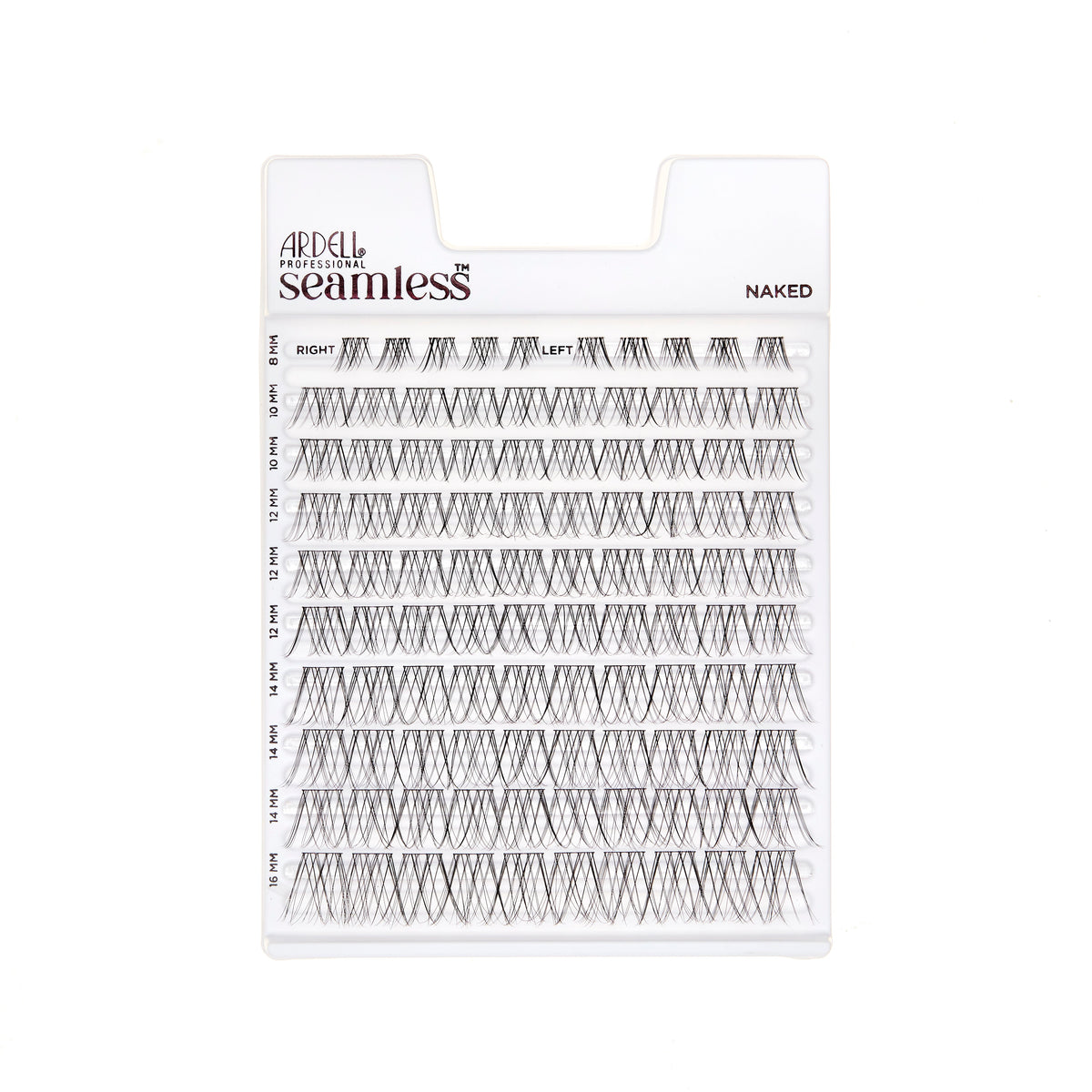 Tray of Seamless Underlash Extensions Naked 100 ct