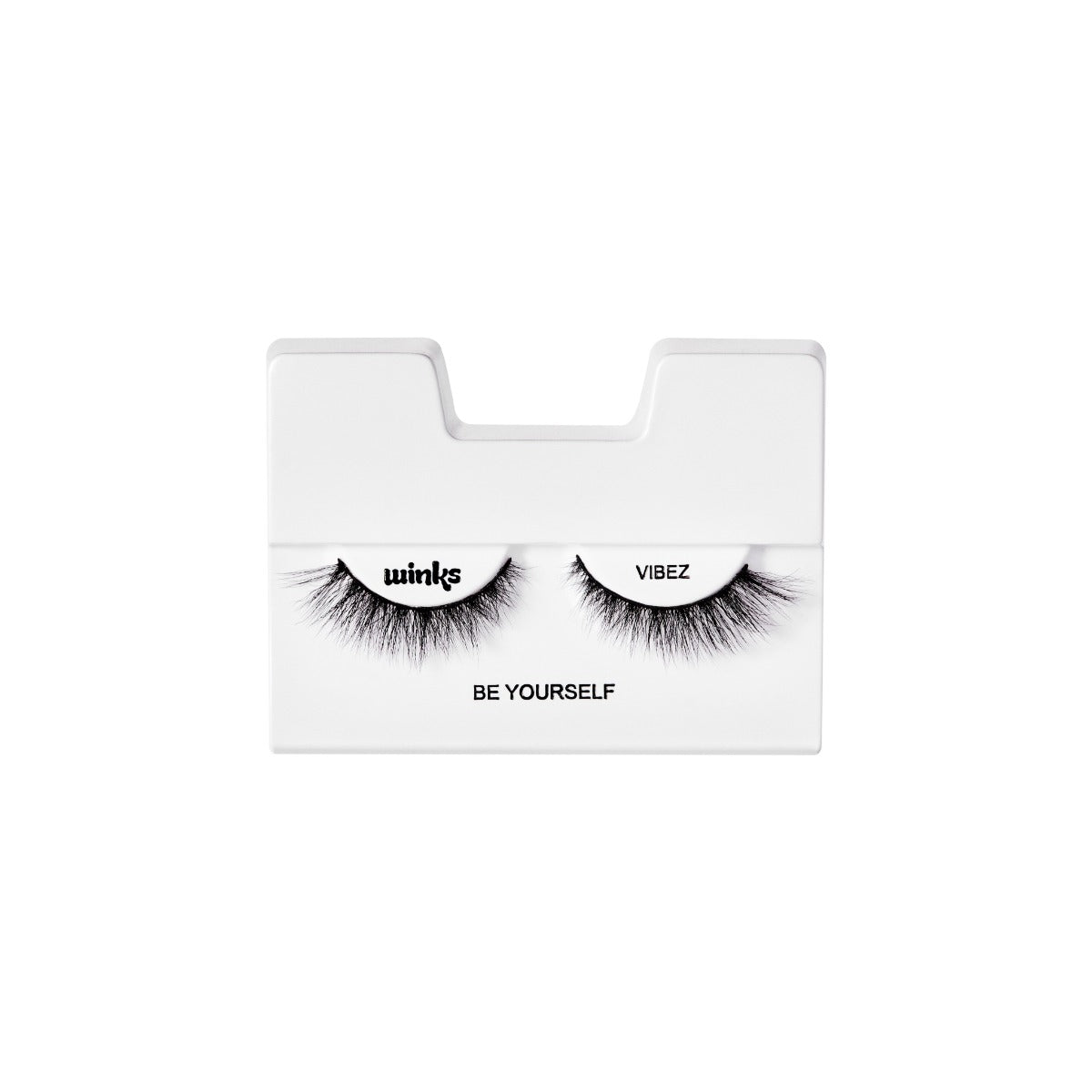 Winks Be Yourself Lashes Vibez on tray
