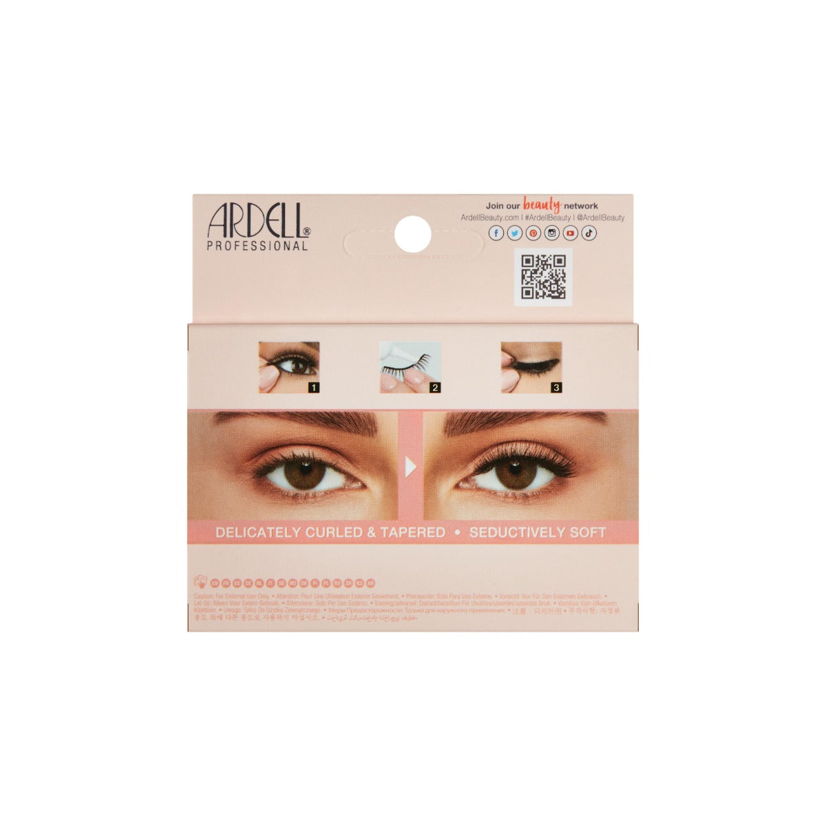 Back side of Naked Lashes 2 pack 420 packaging