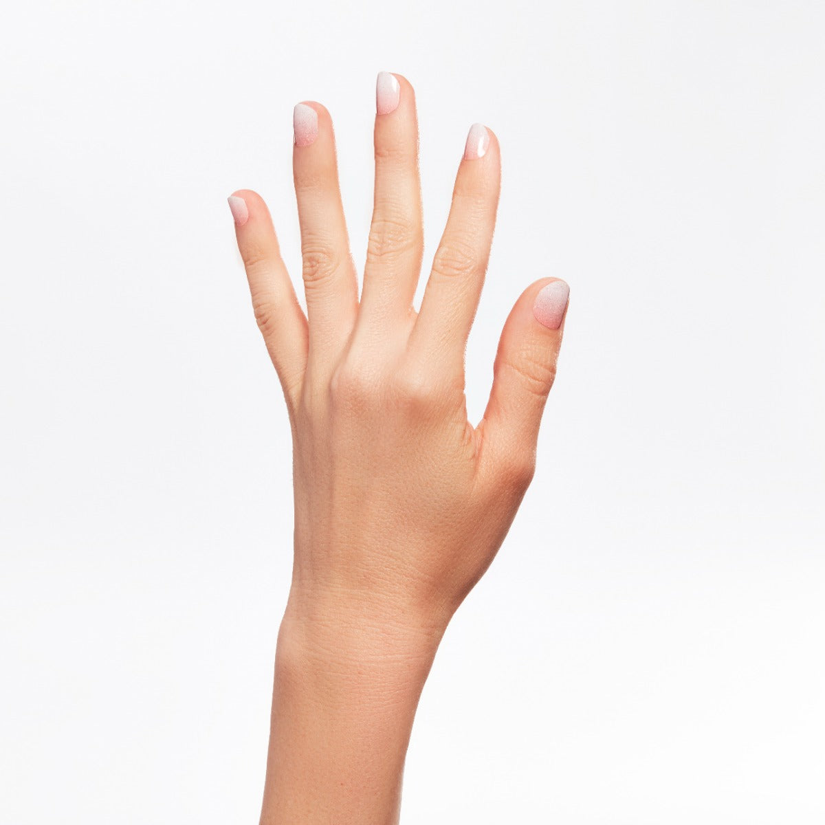 A woman's hand with nail lacquer.