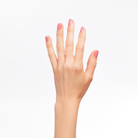 A lady's hand with beautiful nail color