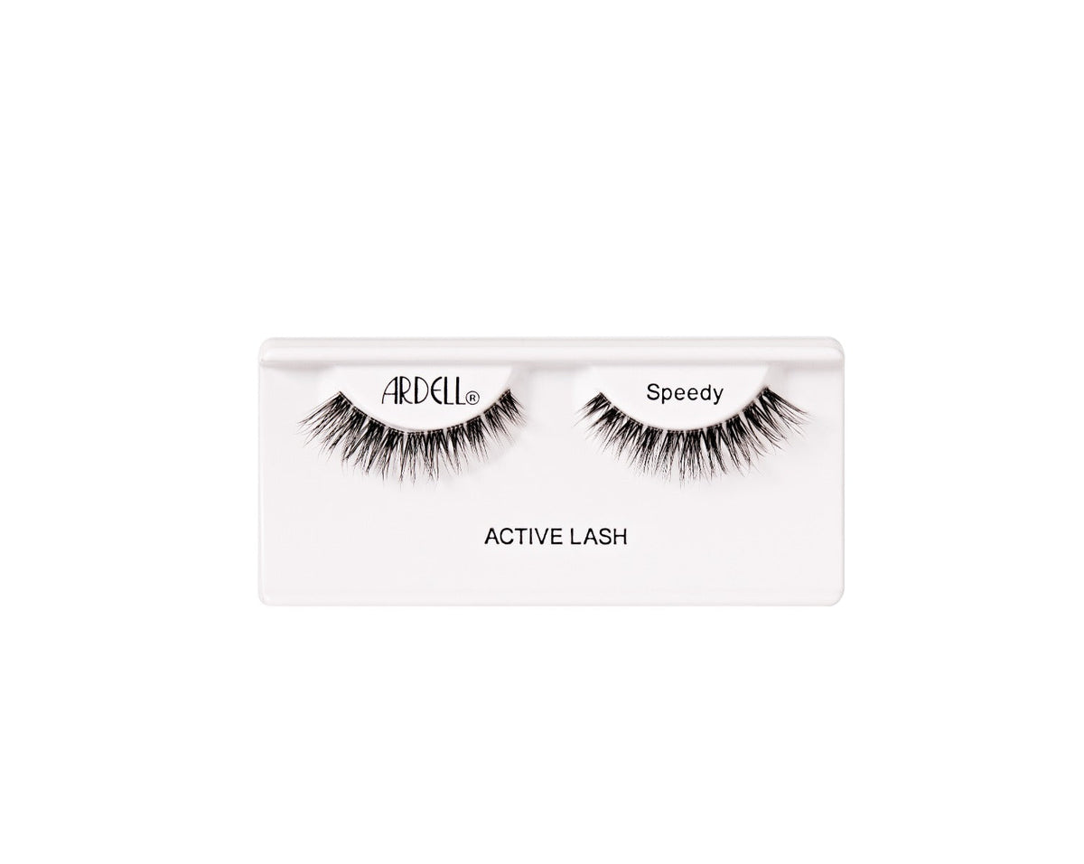 Ardell Active Lash Speedy lashes are lightweight, sporty lashes designed to stay put through active days.