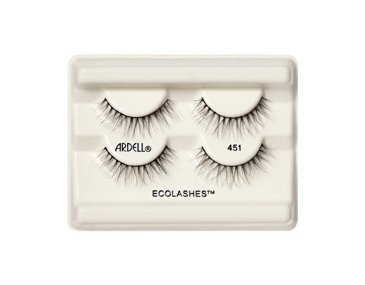 Two pairs of Ardell Eco Lashes 451 out side of packaging