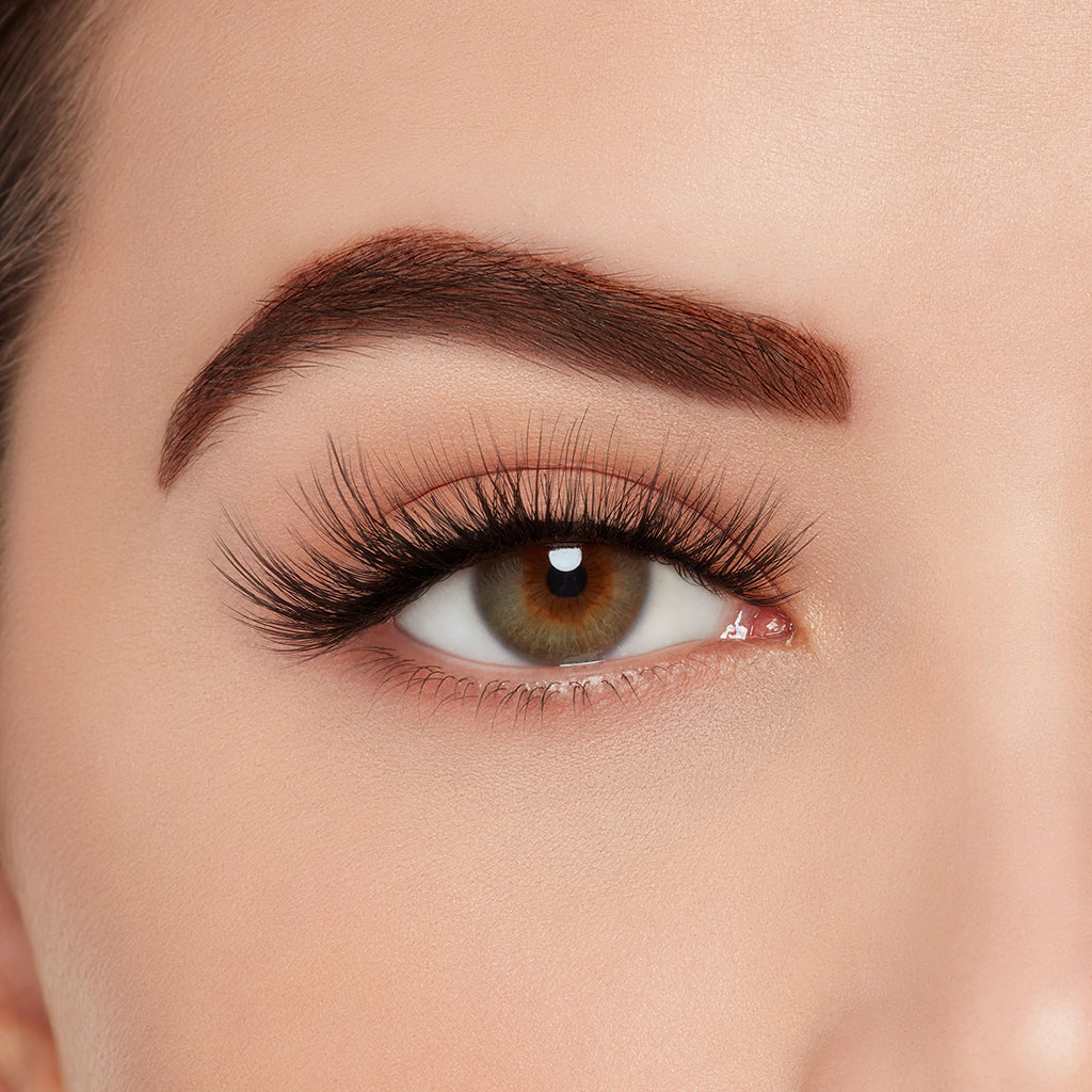 3D Faux Mink 863 Lashes Open Eyes