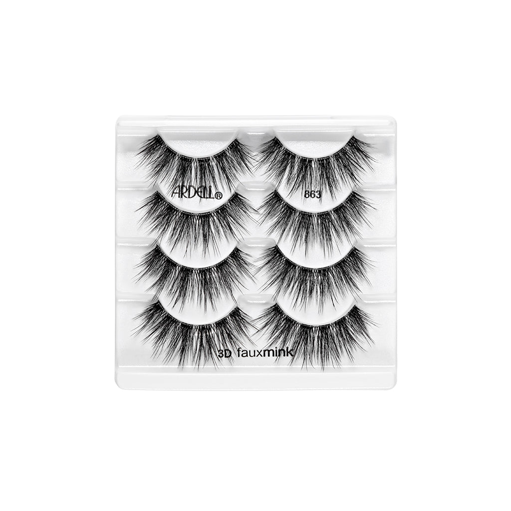 3D Faux Mink 863 4 pack Tray